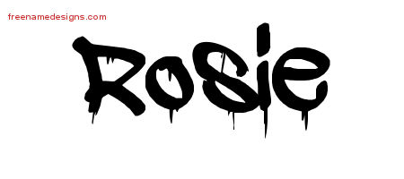 Graffiti Name Tattoo Designs Rosie Free Lettering