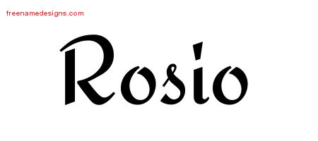 Calligraphic Stylish Name Tattoo Designs Rosio Download Free