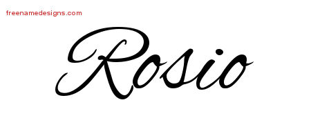 Cursive Name Tattoo Designs Rosio Download Free