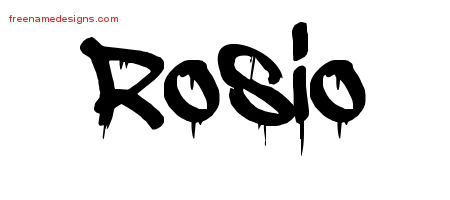 Graffiti Name Tattoo Designs Rosio Free Lettering
