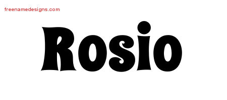 Groovy Name Tattoo Designs Rosio Free Lettering