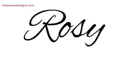 Cursive Name Tattoo Designs Rosy Download Free