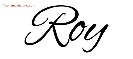 Cursive Name Tattoo Designs Roy Download Free