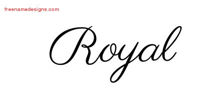 Classic Name Tattoo Designs Royal Printable
