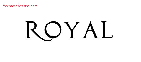 Regal Victorian Name Tattoo Designs Royal Printable