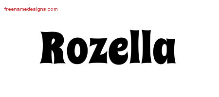 Groovy Name Tattoo Designs Rozella Free Lettering