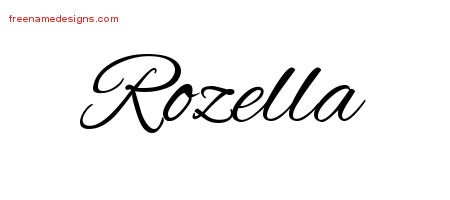 Cursive Name Tattoo Designs Rozella Download Free