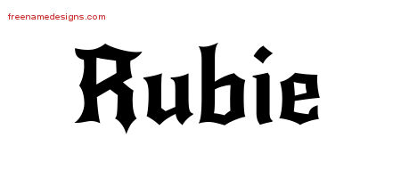 Gothic Name Tattoo Designs Rubie Free Graphic