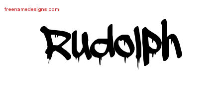 Graffiti Name Tattoo Designs Rudolph Free