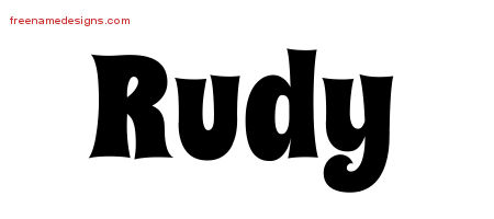 Groovy Name Tattoo Designs Rudy Free