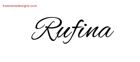Cursive Name Tattoo Designs Rufina Download Free