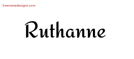 Calligraphic Stylish Name Tattoo Designs Ruthanne Download Free Calligraphic Stylish Name Tattoo Designs Ruthanne Download Free