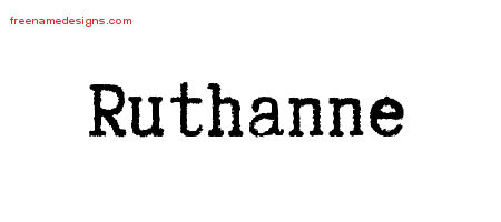 Typewriter Name Tattoo Designs Ruthanne Free Download
