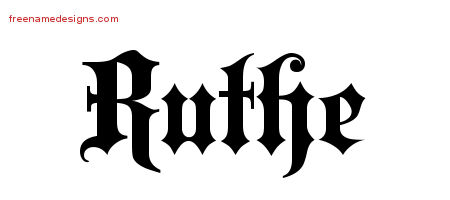 Old English Name Tattoo Designs Ruthe Free