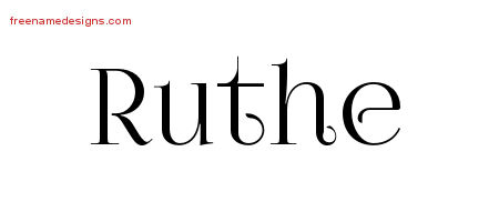 Vintage Name Tattoo Designs Ruthe Free Download