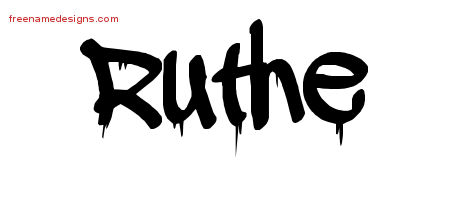 Graffiti Name Tattoo Designs Ruthe Free Lettering