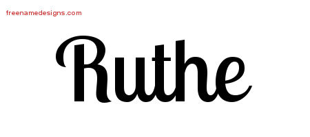 Handwritten Name Tattoo Designs Ruthe Free Download