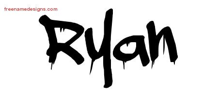 Graffiti Name Tattoo Designs Ryan Free