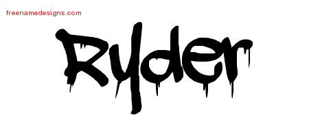 Graffiti Name Tattoo Designs Ryder Free