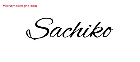 Cursive Name Tattoo Designs Sachiko Download Free
