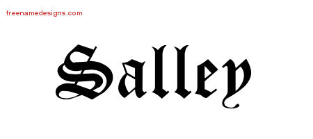 Blackletter Name Tattoo Designs Salley Graphic Download