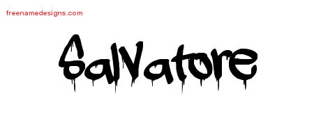 Graffiti Name Tattoo Designs Salvatore Free