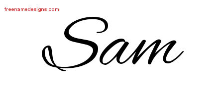 Cursive Name Tattoo Designs Sam Download Free