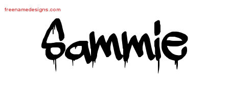 Graffiti Name Tattoo Designs Sammie Free Lettering