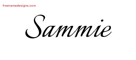 Calligraphic Name Tattoo Designs Sammie Download Free