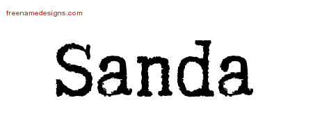 Typewriter Name Tattoo Designs Sanda Free Download