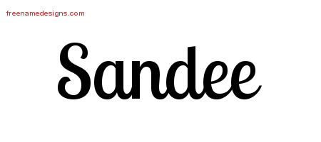 Handwritten Name Tattoo Designs Sandee Free Download