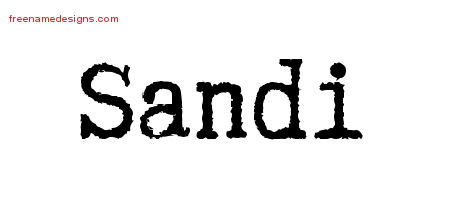 Typewriter Name Tattoo Designs Sandi Free Download