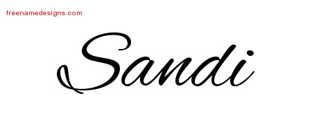 Cursive Name Tattoo Designs Sandi Download Free
