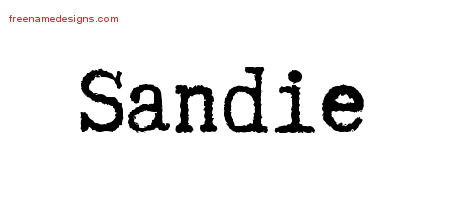 Typewriter Name Tattoo Designs Sandie Free Download