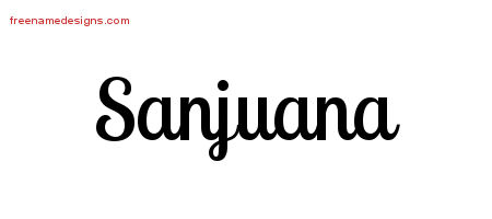 Handwritten Name Tattoo Designs Sanjuana Free Download