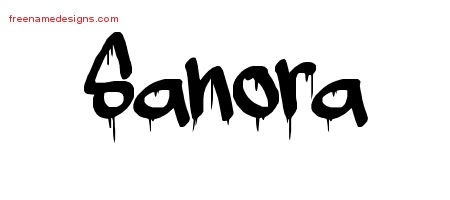Graffiti Name Tattoo Designs Sanora Free Lettering