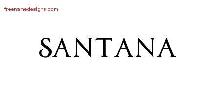Regal Victorian Name Tattoo Designs Santana Graphic Download