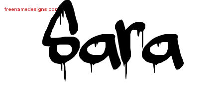 Graffiti Name Tattoo Designs Sara Free Lettering