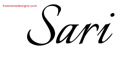 Calligraphic Name Tattoo Designs Sari Download Free