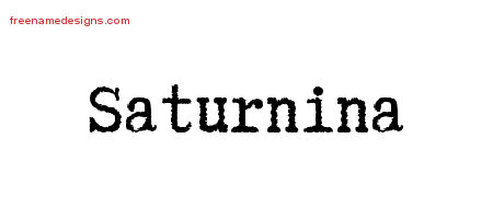 Typewriter Name Tattoo Designs Saturnina Free Download