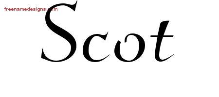 Elegant Name Tattoo Designs Scot Download Free