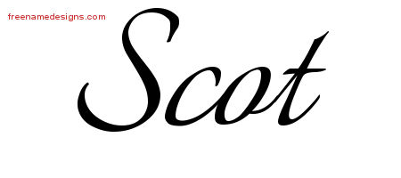 Calligraphic Name Tattoo Designs Scot Free Graphic