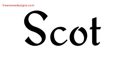 Calligraphic Stylish Name Tattoo Designs Scot Free Graphic