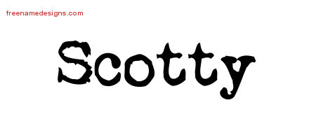 Vintage Writer Name Tattoo Designs Scotty Free