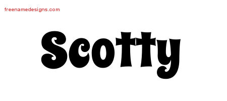 Groovy Name Tattoo Designs Scotty Free