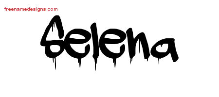 Graffiti Name Tattoo Designs Selena Free Lettering