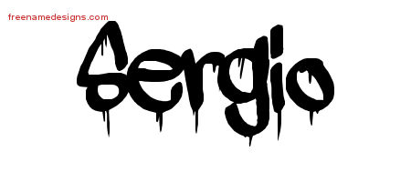 Graffiti Name Tattoo Designs Sergio Free