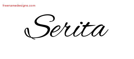 Cursive Name Tattoo Designs Serita Download Free