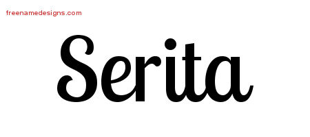 Handwritten Name Tattoo Designs Serita Free Download