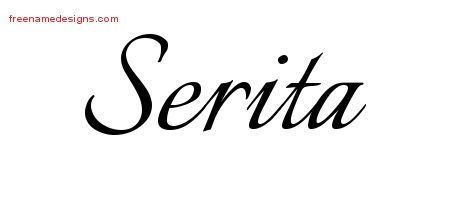 Calligraphic Name Tattoo Designs Serita Download Free